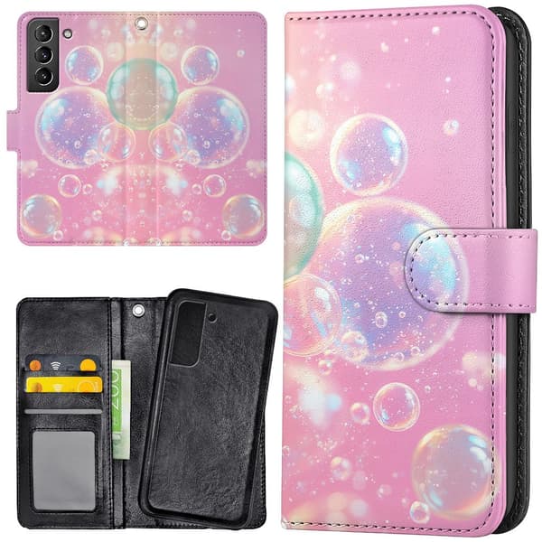Samsung Galaxy S22 - Lommebok Deksel Bubbles