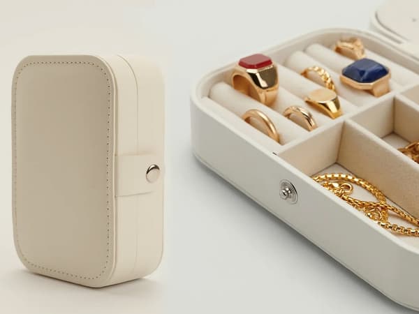Casket organizer smyckeskrin elegant rymlig ask