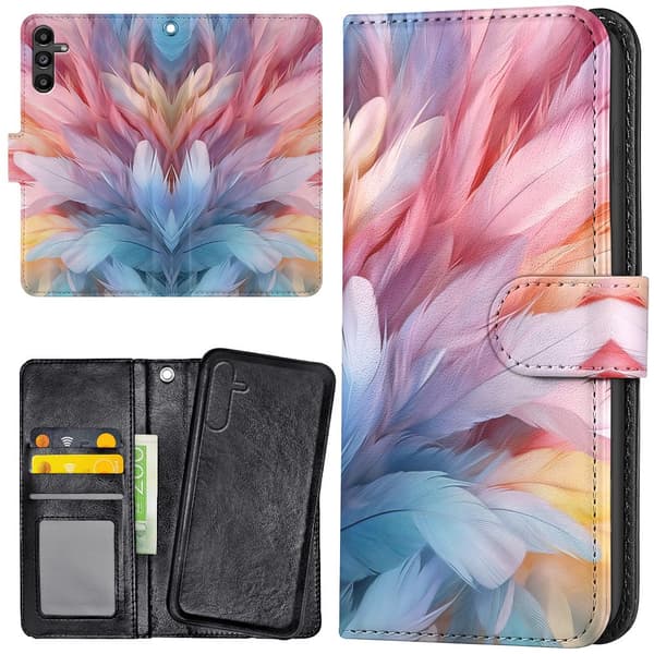 Samsung Galaxy S26 Plus - Lommebok Deksel Feathers