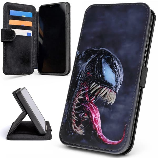 Lommebok Deksel / Mobildeksel til iPhone 15 - Venom