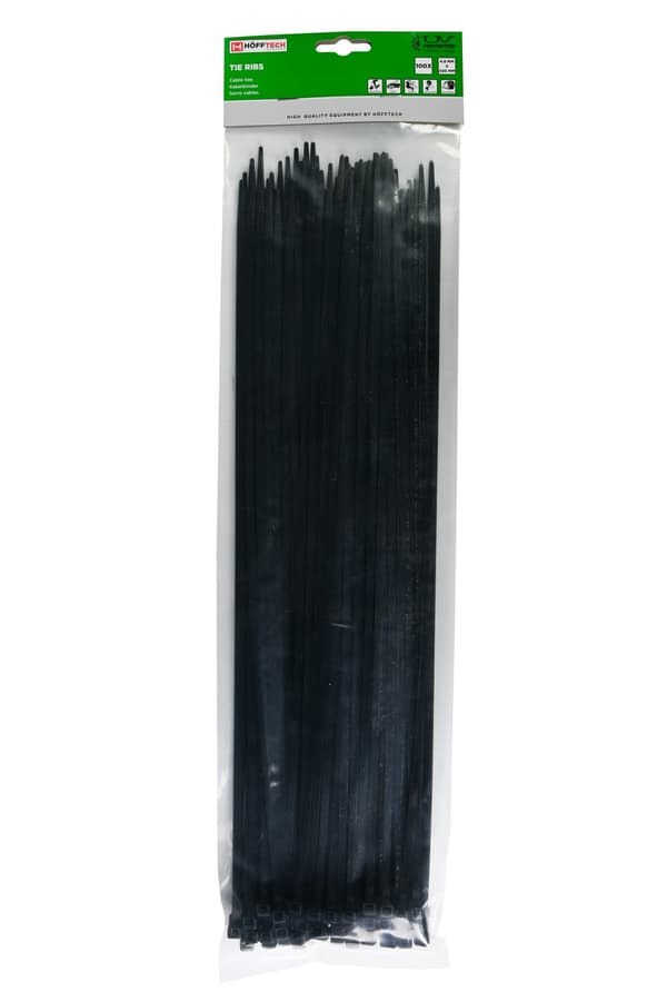 Kabelbinder 4,8 x 430 mm 100 stk sort