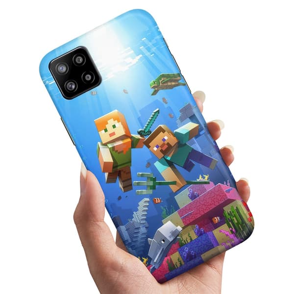 Deksel / Mobildeksel til Samsung Galaxy A22 5G - Minecraft