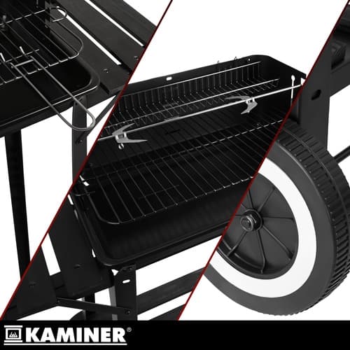 Grill / Kullgrill med tilbehør - 93x41x86cm