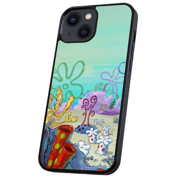 iPhone 14 - Deksel/Mobildeksel Svampebob