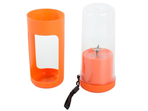 Bærbar USB trådløs smoothieblender, isknuser, rem