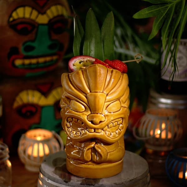 Tiki Glass 66 cl Brun