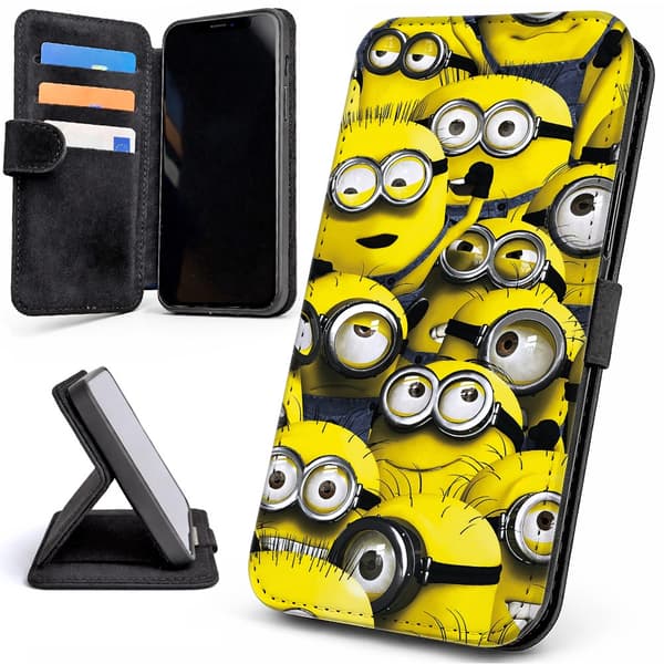 Lommebok Deksel / Mobildeksel til iPhone 13 - Minions