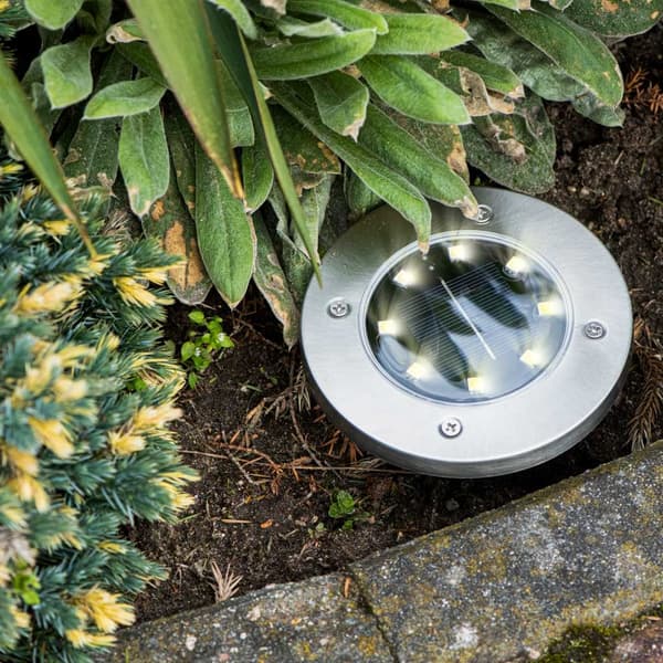 Hagebelysning LED - Solcelle - 4 stk