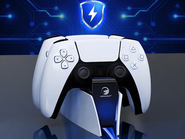 Dobbelt ladestation til PS5-controllere