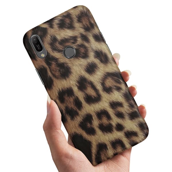 Deksel / Mobildeksel til Samsung Galaxy A40 - Leopard