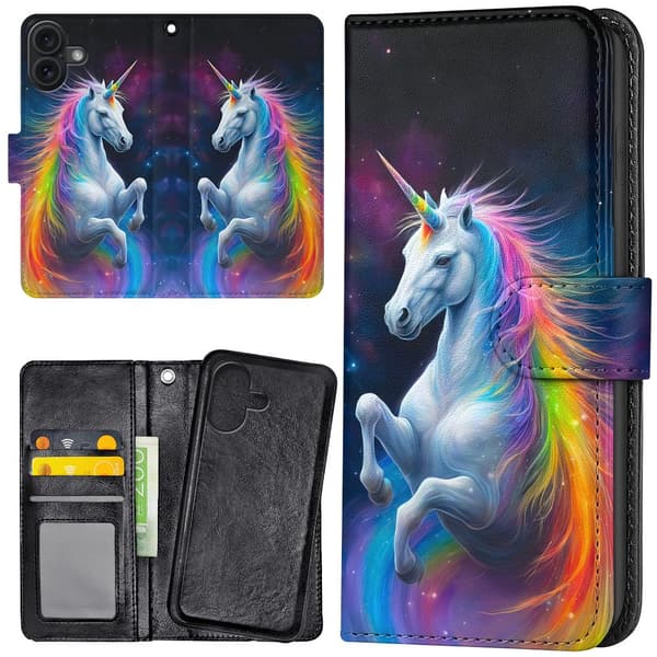 iPhone 17 - Lommebok Deksel Unicorn