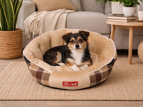 Hundbädd mjuk fluffig small medium