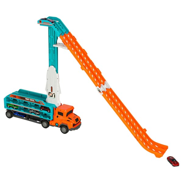 Leksaksbil Biltransport - Orange