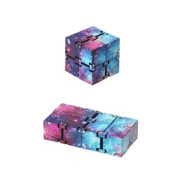 Infinity Cube Fidgetlegetøj – Sensorisk Puslespilskube - 2-Pack