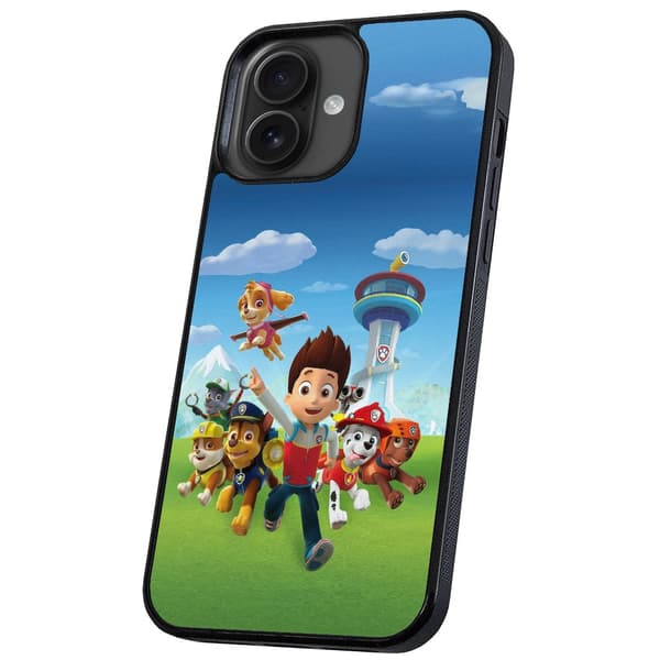 iPhone 16 Plus - Deksel/Mobildeksel Paw Patrol