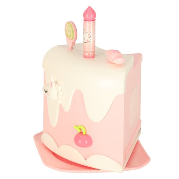 Bursdagskake for skjæring rosa