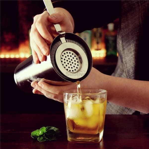Barsil / Drinksil / Cocktailsil - Si til baren - Sort