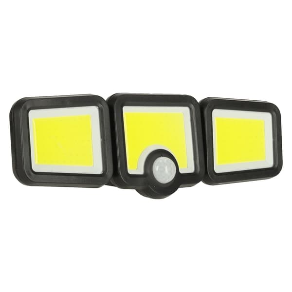LED solcellelampe 3-i-1 med bevegelsessensor
