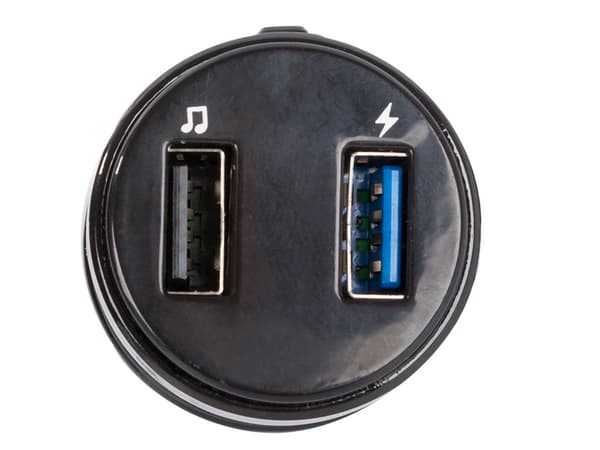 FM-sender mp3 bluetooth oplader 2x usb audio biloplader