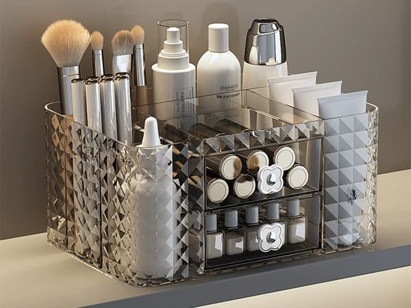 Makeup organizer skuffe smykker badeværelse skrivebord