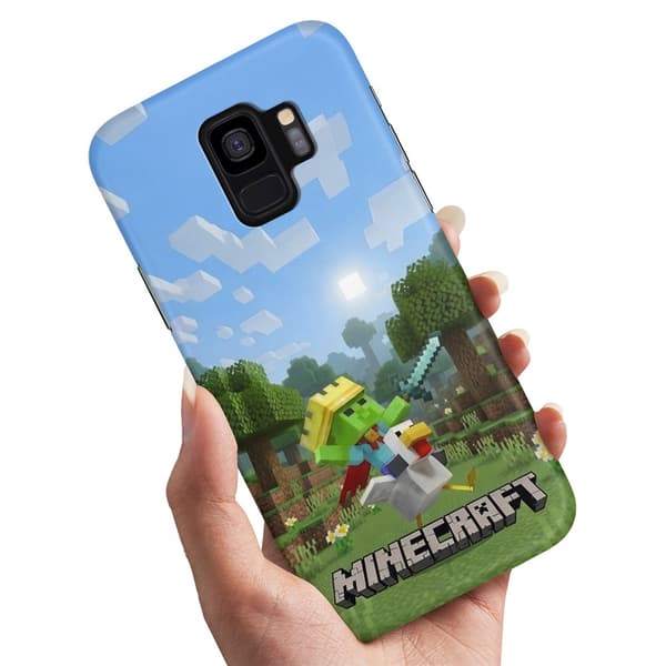 Deksel / Mobildeksel til Samsung Galaxy S9 - Minecraft
