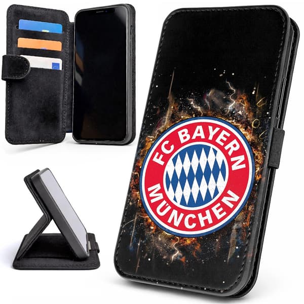 Lommebok Deksel / Mobildeksel til iPhone 13 - Bayern München