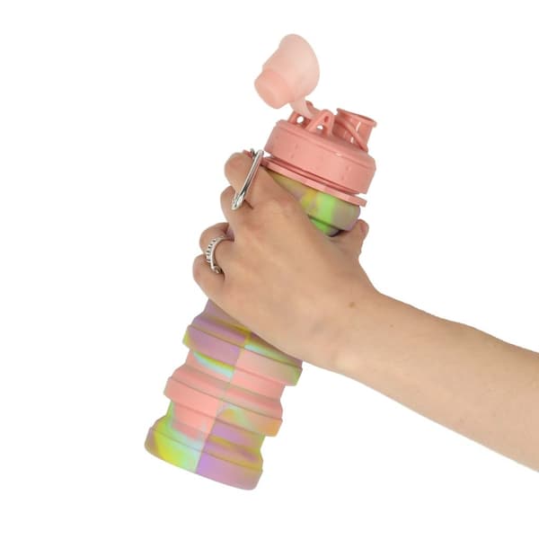 Vannflaske Sammenleggbar - 500 ml - MultiColor