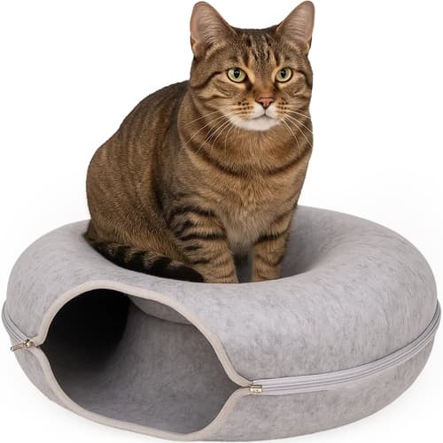 Katteseng med tunnel - Soveplads til katte