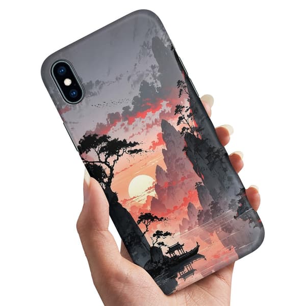 Cover / Mobilcover til iPhone XS Max - Sunset