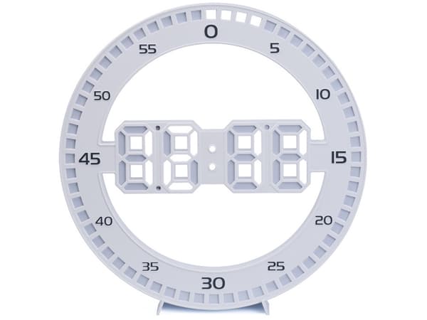 LED-termometer - Digitalt ur med baggrundsbelysning