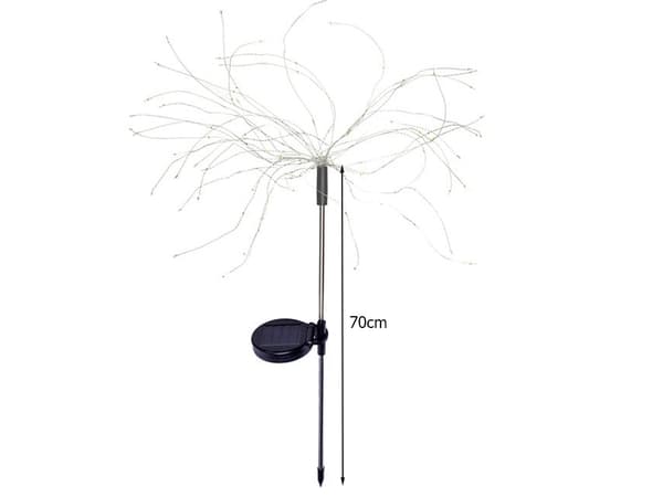 Solcellelampe LED fairy på spyd