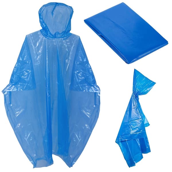 Mackintosh lomme-poncho stor - Blå