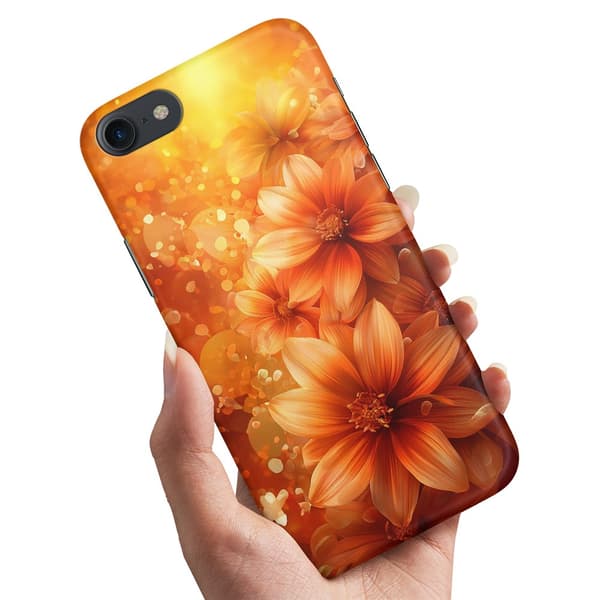 Deksel / Mobildeksel til iPhone 5 / 5S / SE - Flowers