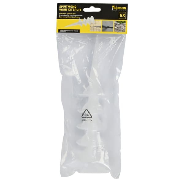 Mun-stycke för fogpistol 5-pack