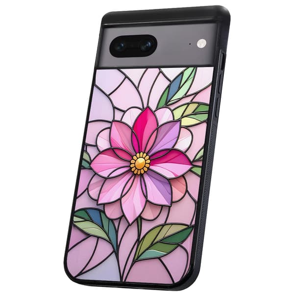 Google Pixel 7 - Deksel/Mobildeksel Glass Flower