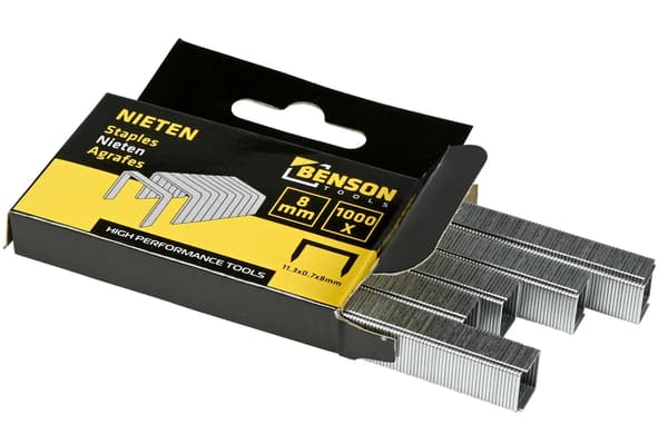 Stifter 8 mm × 0,7 mm 1000-pakning