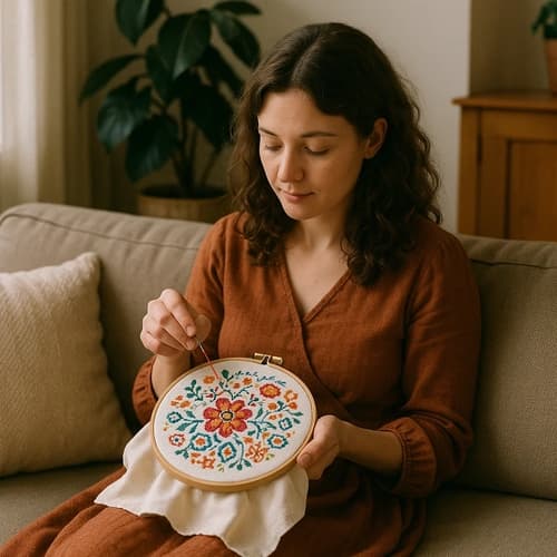 Broderi Startset för Nybörjare