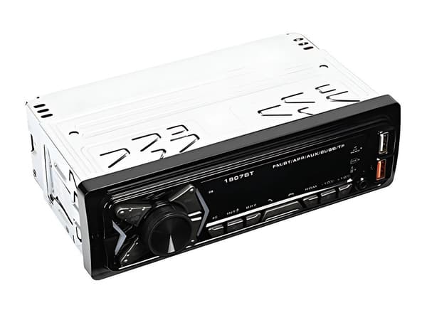 Bilradio 1-DIN - Bluetooth, USB, AUX, SD, fjernkontroll