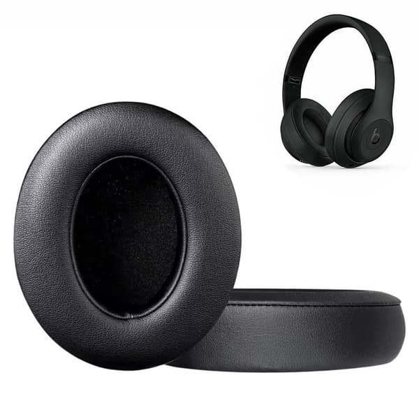 Ørepuder til Beats Studio 2 og 3 – Erstatningspuder - Black