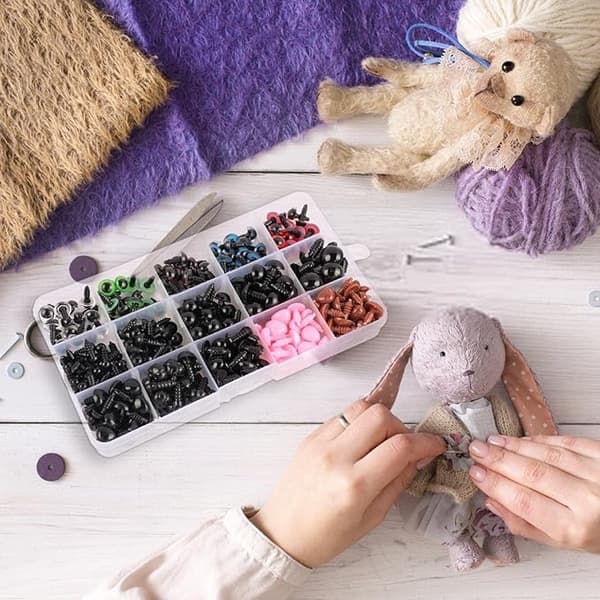 DIY Øjne / Snuder til Dukker og Bamser - 560-dele