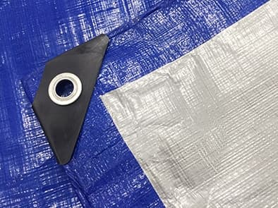 Presenning 3 x 4 m blå proff