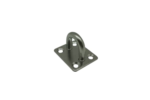 Øjeplade 6 mm rustfri