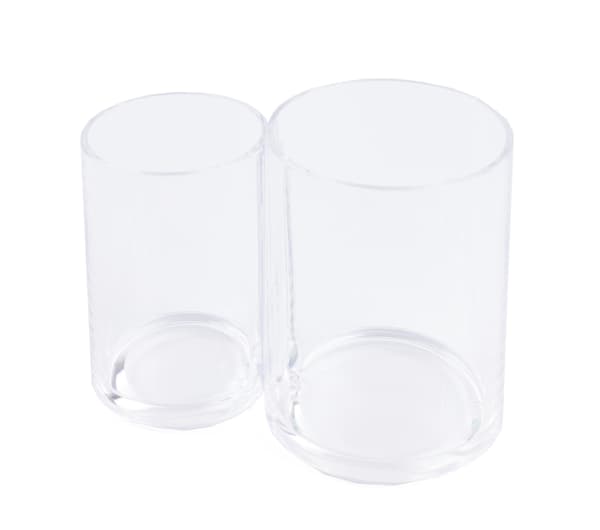 Oppbevaringsstativ sminkekoster transparent