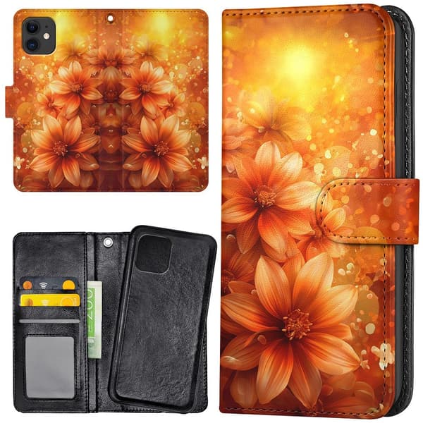 iPhone 12 Mini - Lommebok Deksel Flowers