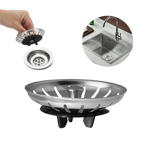 Korgventil kompatibel med IKEA Atlant och Domsjö – Propp till diskho - 4-pack
