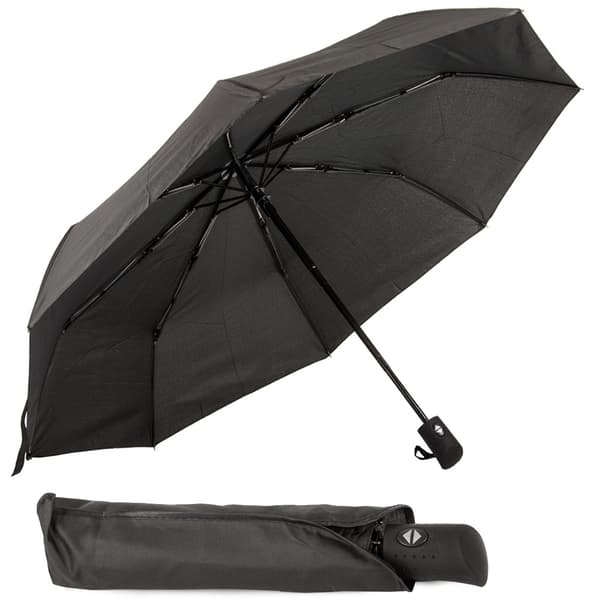 Paraply sammenklappeligt paraply automatisk sort unisex