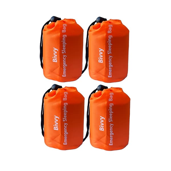 Nødsovepose / Bivvy – Sovepose for overlevelse - 4-Pack
