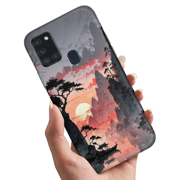 Deksel / Mobildeksel til Samsung Galaxy A21s - Sunset