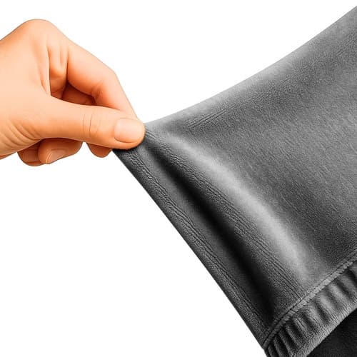 Sofföverdrag Sammet / Överdrag till Soffa - 145-185cm - DarkGrey
