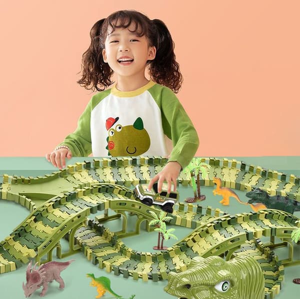 Stor Bilbane for Barn – Dinosaur